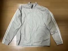 adidas Clima365 ベージュ ウィンドブレーカー 三本線　ベージュ