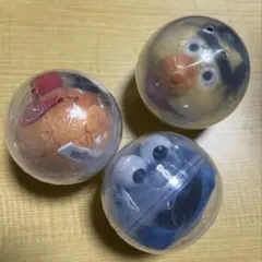 セサミストリート　フェイスマスコット 3種セット