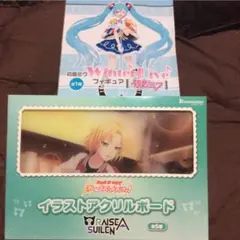 箱キズあり 初音ミクウィンターライブフィギュア&バンドリアクリルボード1つ