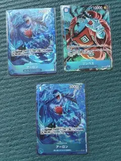 ワンピースカード　蒼海の七傑　ジンベエ　アーロン　ドンカード　パラレル　SR