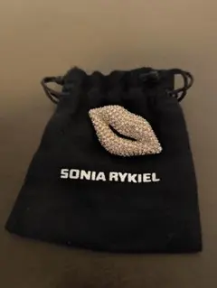 SONIA RYKIEL FRANCE フランス製 くちびる ピンク ブローチのサムネイル