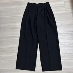 【Mikan様専用】GU タックワイドパンツ Lサイズ黒
