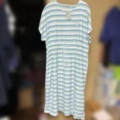 新品・未使用！Nature Clothing ボーダー 半袖 ワンピース