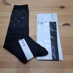 ICB 花柄ソックス 23-24cm 日本製