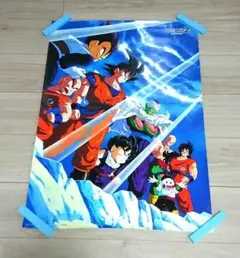 7【レア・当時物】ドラゴンボールＺ ポスター 鳥山明
