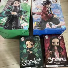 鬼滅の刃 フィギュアセット A賞 F賞 Qposket