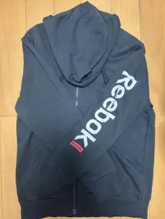Reebok フルジップパーカー Mサイズ ダークグレー