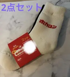 新品 履くホカロン 裏起毛タイプ 厚手 23〜25冷え取り 保温靴下 2点セット
