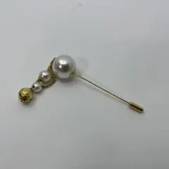 フェラガモ 真珠　ブローチ　ヴィンテージ   #511