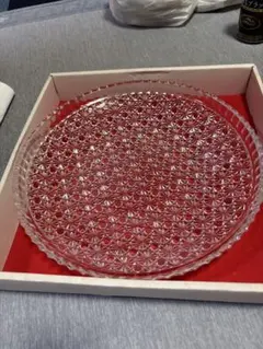 HOYA クリスタル ガラス大皿 盛り皿 30cm 5枚セット - メルカリ