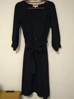 PROPORTION ネイビー ロングワンピース