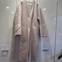 FRAY I.D ロングコート ノーカラー アイボリー