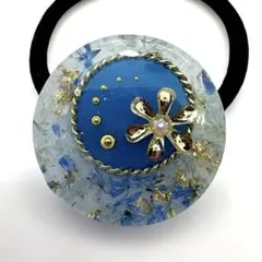 ＊No.17 ＊ ハンドメイド　ヘアゴム　大人かわいい