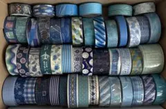 マスキングテープ　青系　まとめて　＊に