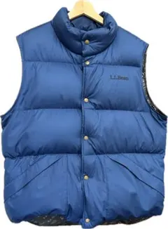 黒*柴様 L.L.Bean ビーンズ・トレイル・モデル・ダウン・ベスト　ネイビー