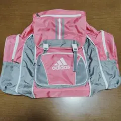 adidas ピンク・グレー バックパック