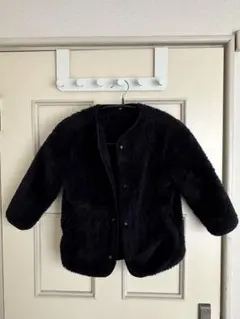 UNIQLO ボアジャケット 110 ブラック 防風 フリース