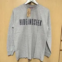 新品 タグ付き HIDEANDSEEK ハイドアンドシーク ロゴ ロングTシャツのサムネイル