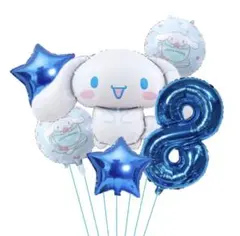 シナモロール　バルーン　誕生日　風船　バースデー　飾り　サンリオ　シナモンロール