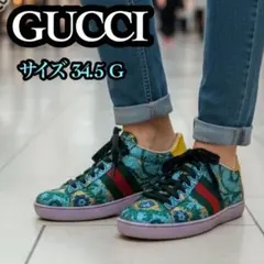 GUCCI グッチ スニーカー シェリーライン 刺繍 0616③ - メルカリ