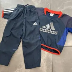 adidas ジャージ上下セット ネイビー 赤
