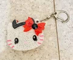 USJ限定　ハローキティ　スライドミラーキーホルダー