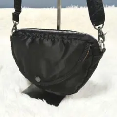 PORTER TANKER オーバル ショルダーバッグ ナイロン 黒 ポーターのサムネイル