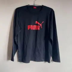 PUMA プーマ ロンTキッズ 長袖カットソー ブラック サッカースポーツ