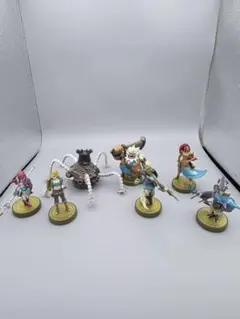 amiibo ブレワイ 英傑 リンク ゼルダ 8体セット - メルカリ