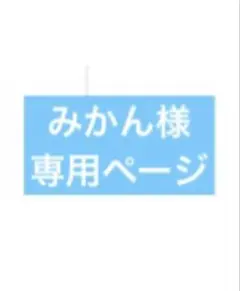 みかん様専用ページ