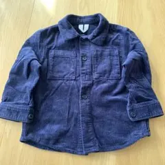 【ARKE】ネイビー★コーデュロイ長袖シャツ