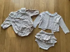 ベイビー　70サイズ　ロンパースとセットアップのセット