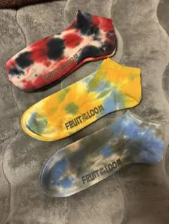 FRUIT OF THE LOOM 新品 タイダイ 靴下　25〜27cm メンズのサムネイル
