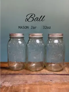 Ball MASON Jar 32oz ガラス瓶 3個セットのサムネイル