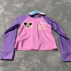 ラッシュガード　ミニー　ディズニー　90cm ピンク　パープル