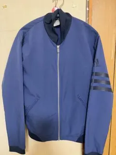 adidas ネイビー ナイロンジャケット M