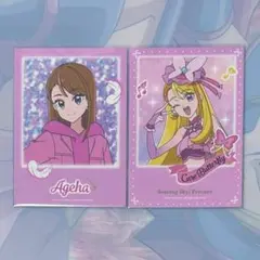キュアバタフライ 聖あげは 中国限定 チェキ風カード ひろがるスカイ！プリキュア