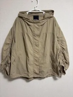 HK WORKS LONDON フード付きマウンテンパーカー LL ベージュ