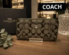 未使用 coach コーチ c4715 長財布 ラウンドファスナー コインケース