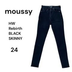 マウジー　スキニー　黒　HW BLACK REBIRTH SKINNY 24