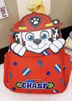 赤い犬キャラクターリュック CHASF