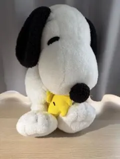 【美品】スヌーピー＆ウッドストック 抱っこ ぬいぐるみ PEANUTS ふわふわ