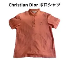Christian Dior ポロシャツ ピンクLゴルフ　ビンテージCD金ボタンのサムネイル
