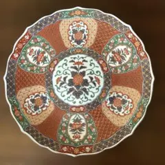 超美品‼️醍醐窯　有田焼八角形の花模様大皿二枚組‼️