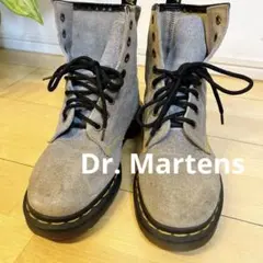 Dr. Martens グレー スエード 8ホールブーツ サイズ4 23cm