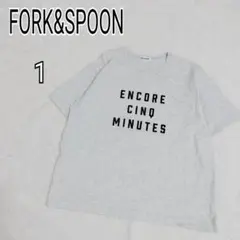 【アーバンリサーチ】フォーク＆スプーン グレー 半袖Tシャツ コットンk4698