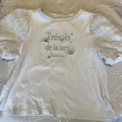 【メゾピアノ】160cmパフスリーブTシャツ