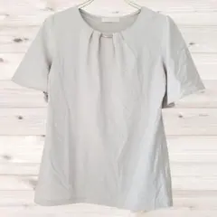 B1905 エニィスィス ブラウス 半袖(２) 無地 フロントタック オフィス