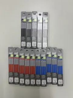 15箱 フリクション替芯 ３本入り 黒、赤、青0.5mm LFRF-153-L