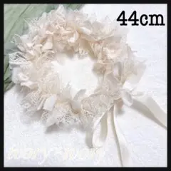 リボンクラウン アイボリー ヘアバンド ベビークラウン